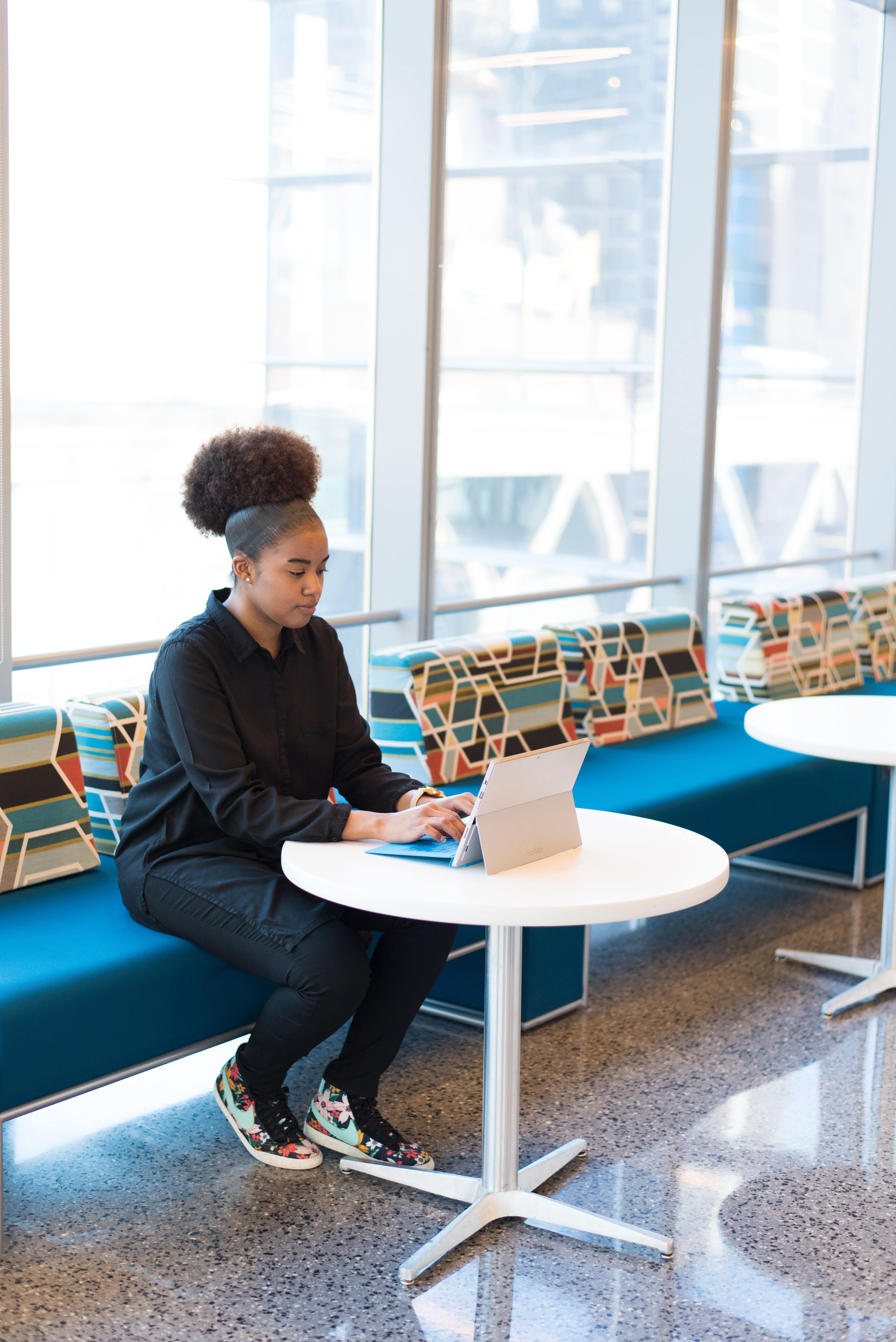 Woman with Laptop